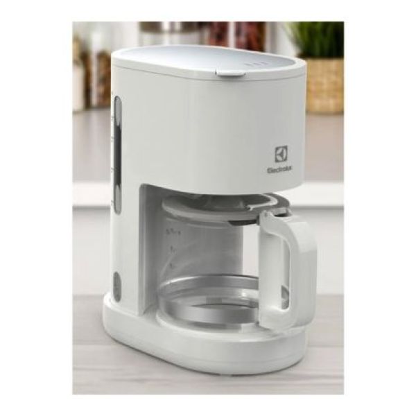 Electrolux E2CM1-200W เครื่องชงกาแฟ กำลังไฟ 1,000 วัตต์ (สีขาว)