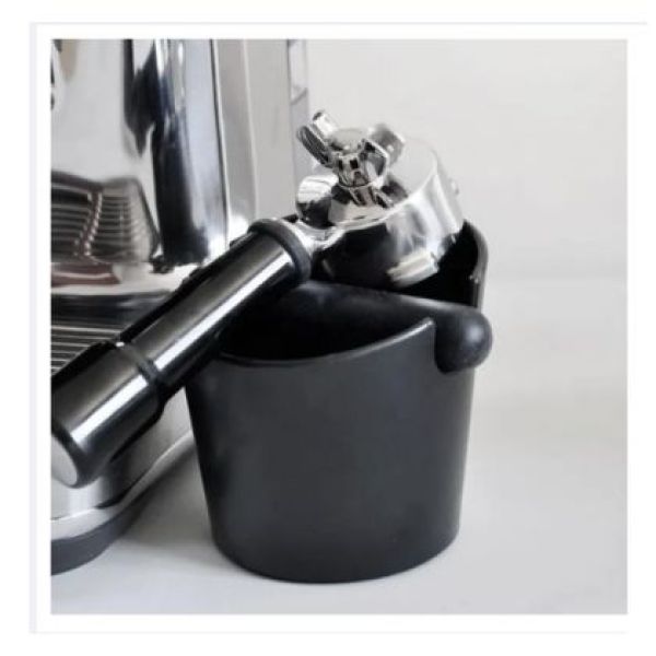 ถังเคาะกากกาแฟ พลาสติกฐานกลม Coffee Knock MoCoo Home ขนาด 15.5 ซม