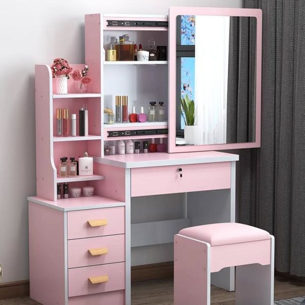 โต๊ะเครื่องแป้ง ครบเซต พร้อมเก้าอี้