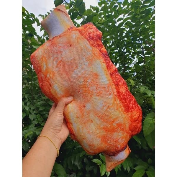 หมอนซี่โครงหมูทอด หมอนอิงแต่งร้านคาเฟ่เก๋ๆ หอมหวนชวนแทะ 50ซม