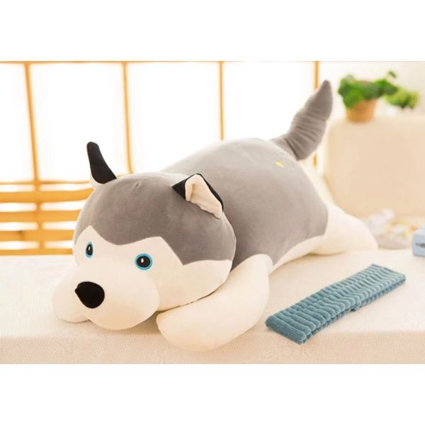 ตุ๊กตาหมาไซบีเรียน หมานอน นุ่มสบาย ขนาด 55 cm.